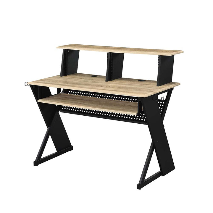 ACME Annette Natural & Black Finish Music Desk Model OF00992 - MONAVILLA