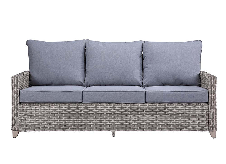 ACME Greeley Gray Fabric & Gray Finish Patio Set Model OT01090 - MONAVILLA