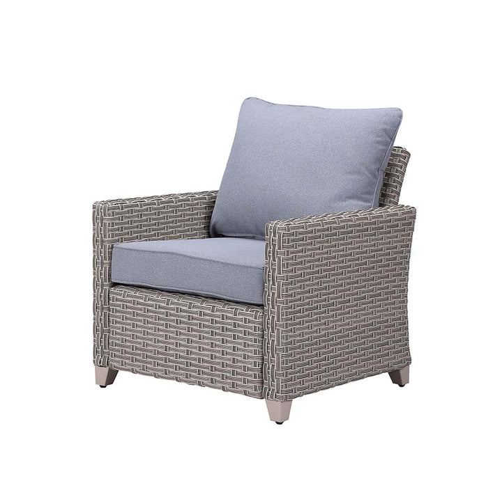 ACME Greeley Gray Fabric & Gray Finish Patio Set Model OT01090 - MONAVILLA