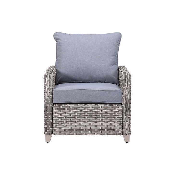 ACME Greeley Gray Fabric & Gray Finish Patio Set Model OT01090 - MONAVILLA