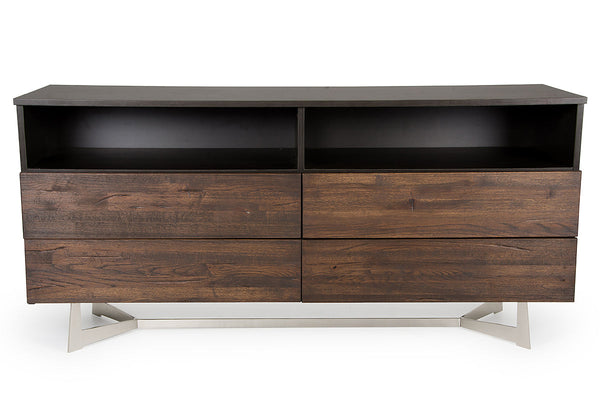 Modrest Wharton Modern Dark Aged Oak Dresser - MONAVILLA