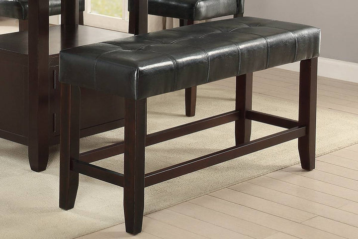Poundex Counter Height Bench Model F1755 - MONAVILLA