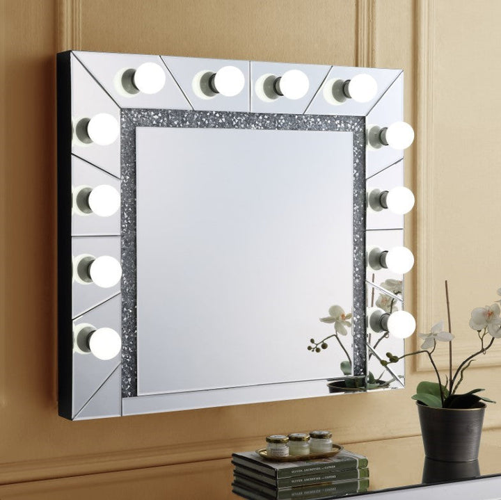 ACME Noralie Mirrored & Faux Diamonds Wall Decor Model AC00762 - MONAVILLA