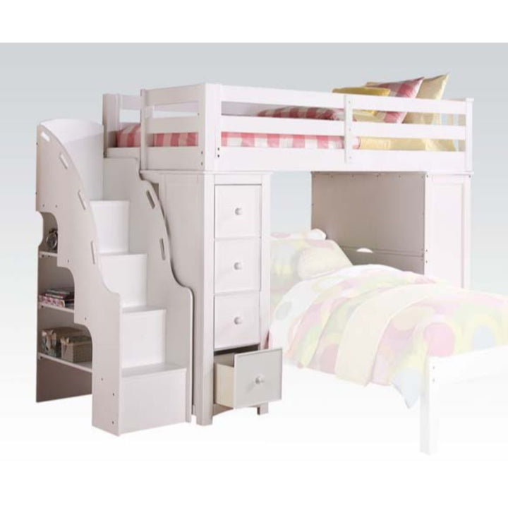 ACME Freya White Loft Bed Model 37145 - MONAVILLA