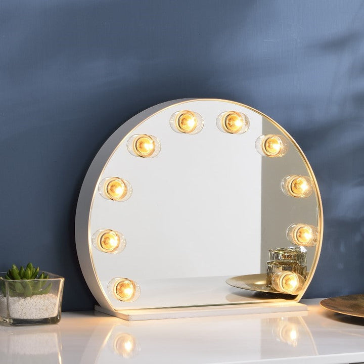 ACME Alma White Finish Accent Mirror Model AC00787 - MONAVILLA