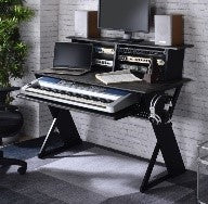 ACME Annette Black Finish Music Desk Model OF00991 - MONAVILLA