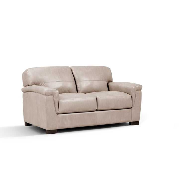 ACME Cornelia Beige Leather Loveseat Model LV01297 - MONAVILLA