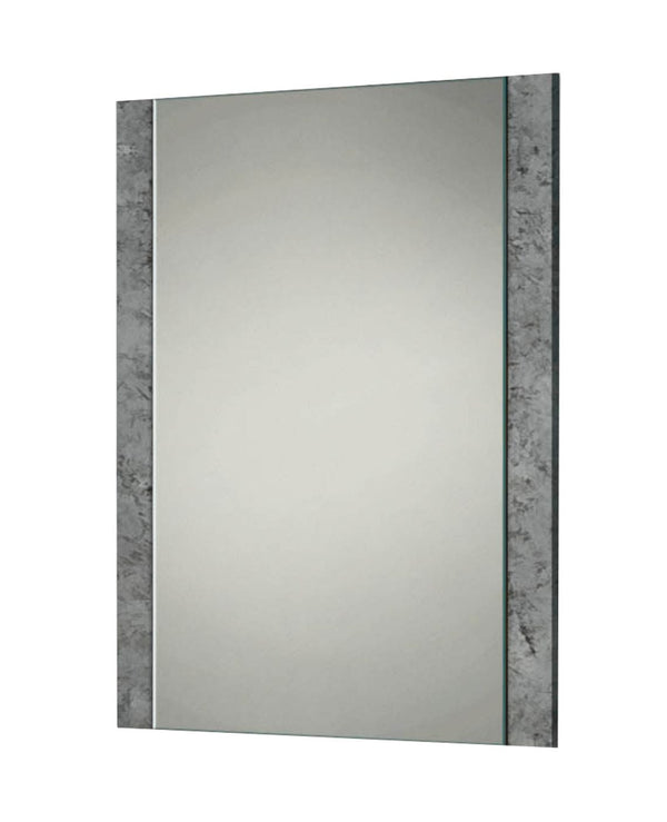 Nova Domus Rado Modern Walnut & Stucco Mirror - MONAVILLA