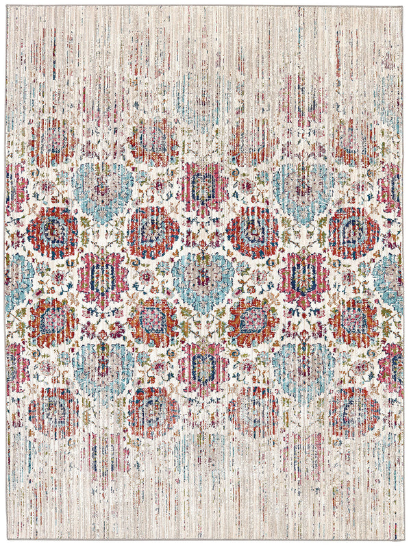 Furniture Of America Montijo Cluster Multi Contemporary 8' X 11' Area Rug