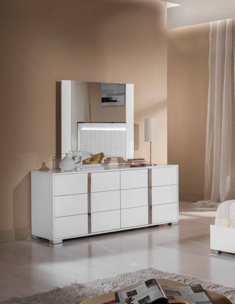 Modrest San Marino Modern White Mirror - MONAVILLA