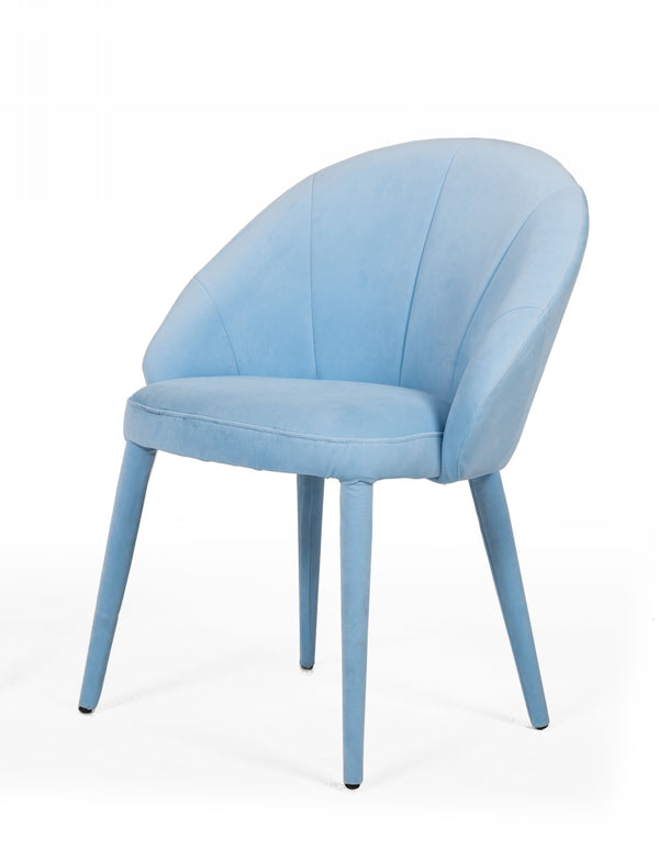 Modrest Sanders Modern Blue Dining Chair - MONAVILLA