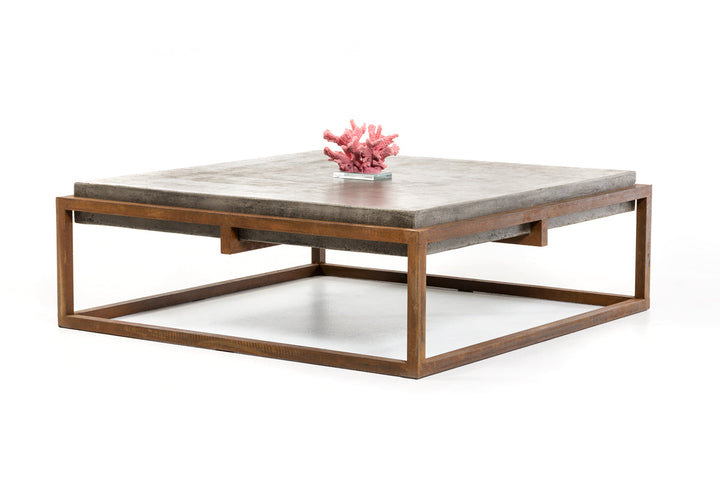 Modrest Shepard Modern Concrete Coffee Table - MONAVILLA