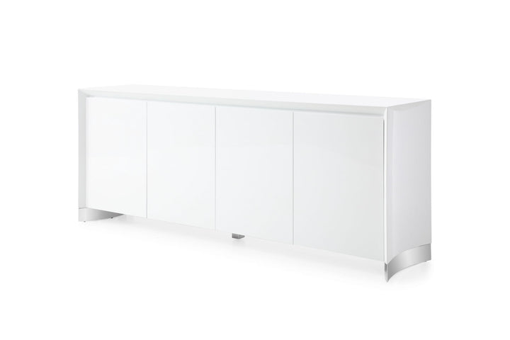 Modrest Siena Modern White High Gloss Buffet - MONAVILLA