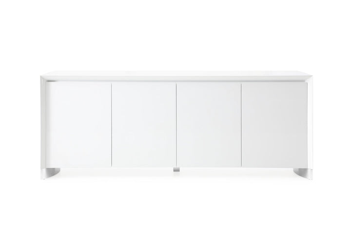 Modrest Siena Modern White High Gloss Buffet - MONAVILLA