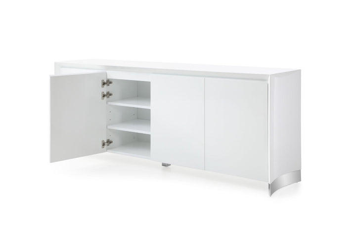 Modrest Siena Modern White High Gloss Buffet - MONAVILLA