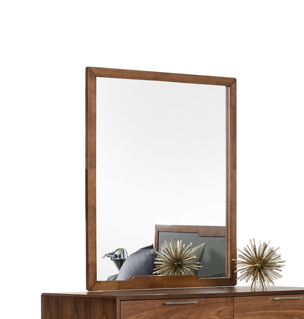 Nova Domus Soria Modern Walnut Mirror - MONAVILLA