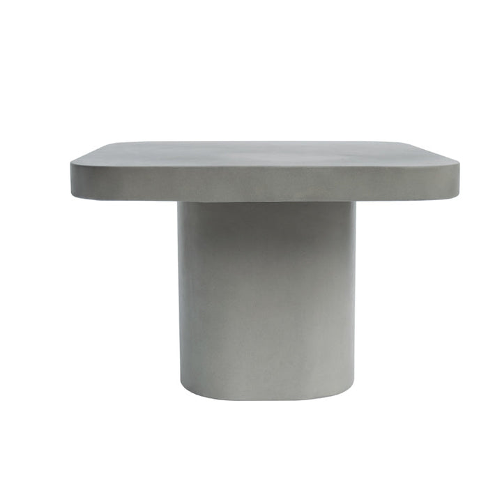 Modrest Flores Modern Grey Concrete End Table - MONAVILLA