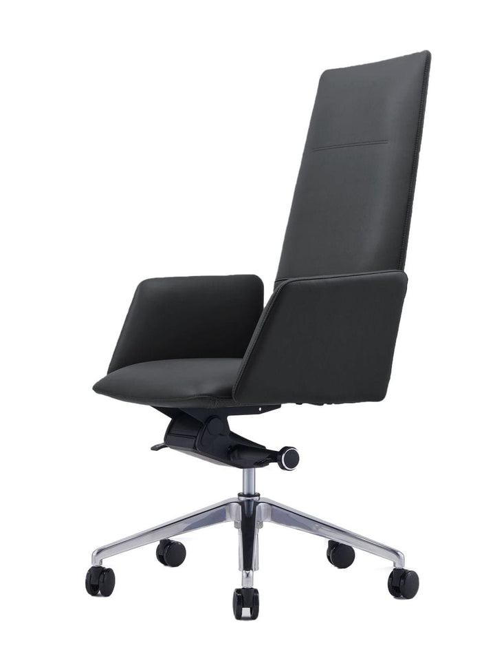 Modrest Tricia Modern Black High Back Executive Office Chair - MONAVILLA