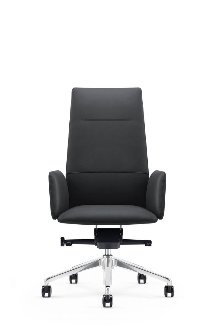 Modrest Tricia Modern Black High Back Executive Office Chair - MONAVILLA