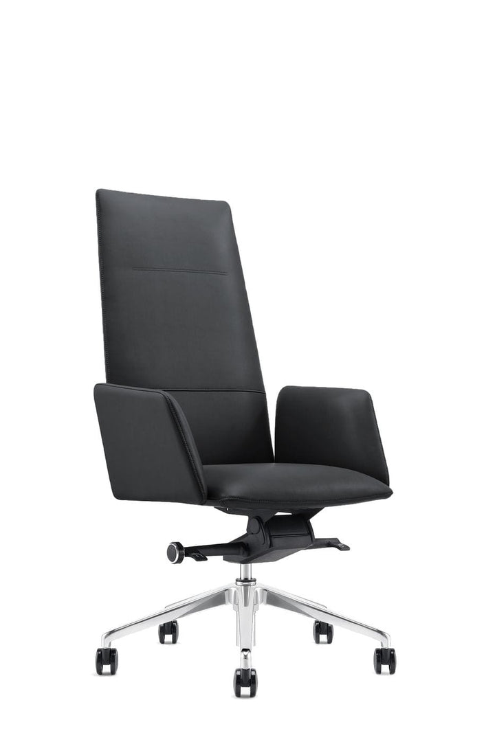 Modrest Tricia Modern Black High Back Executive Office Chair - MONAVILLA