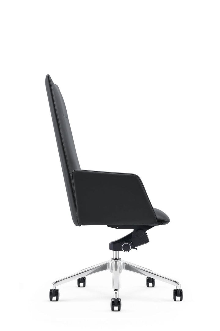 Modrest Tricia Modern Black High Back Executive Office Chair - MONAVILLA