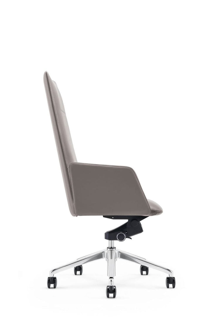 Modrest Tricia Modern Grey High Back Executive Office Chair - MONAVILLA