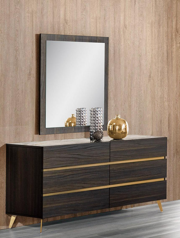 Nova Domus Velondra Modern Eucalypto & Marble Dresser - MONAVILLA