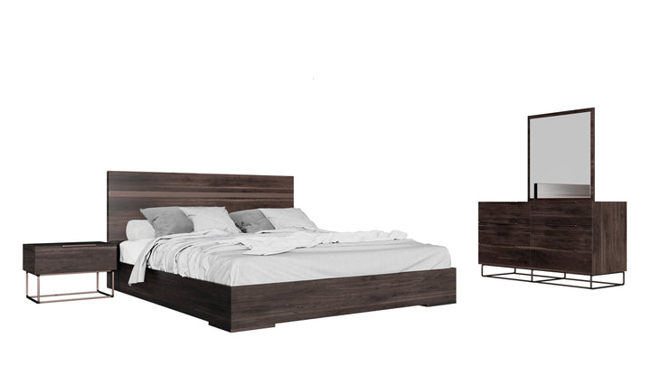Nova Domus Benzon Italian Modern Dark Rovere Dresser - MONAVILLA