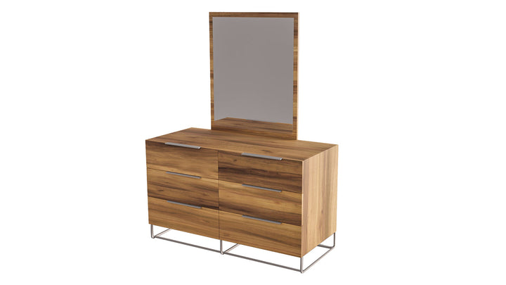 Nova Domus Lorenzo Italian Modern Light Oak Mirror - MONAVILLA