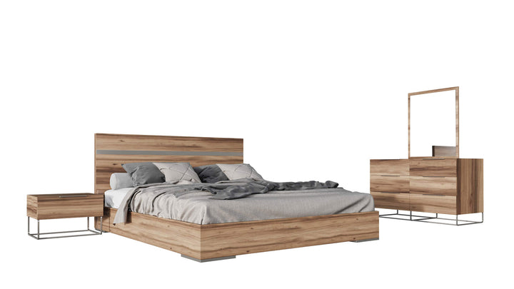Nova Domus Lorenzo Italian Modern Light Oak Mirror - MONAVILLA