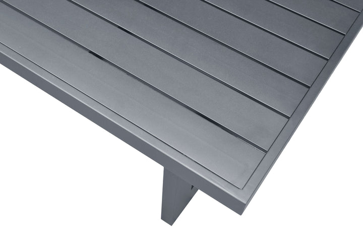 Divani Casa Wake Modern Charcoal Outdoor Coffee Table - MONAVILLA